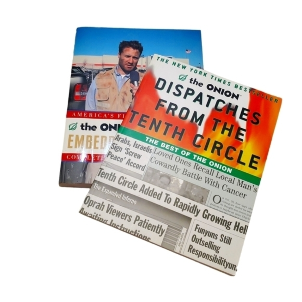 The Onion News Book Bundle Topical Political Humor Comedy Satire
